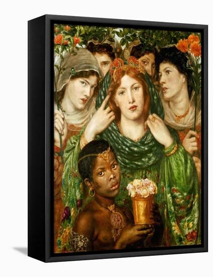 The beloved (1873).-Dante Gabriel Rossetti-Framed Stretched Canvas