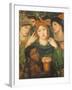 The Beloved (The Bride) 1865-66-Dante Gabriel Rossetti-Framed Giclee Print