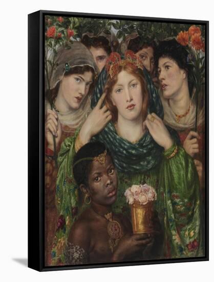 The Beloved (The Bride)-Dante Gabriel Rossetti-Framed Stretched Canvas