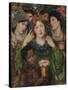 The Beloved (The Bride)-Dante Gabriel Rossetti-Stretched Canvas