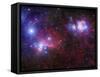 The Belt Stars of Orion-Stocktrek Images-Framed Stretched Canvas