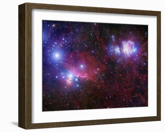 The Belt Stars of Orion-Stocktrek Images-Framed Premium Photographic Print