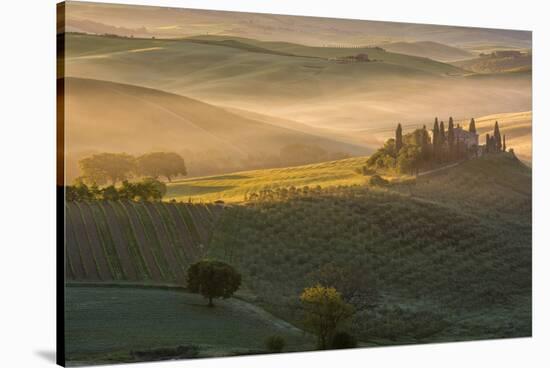 The Belvedere at San Quirico d'Orcia. Tuscany Italy-ClickAlps-Stretched Canvas