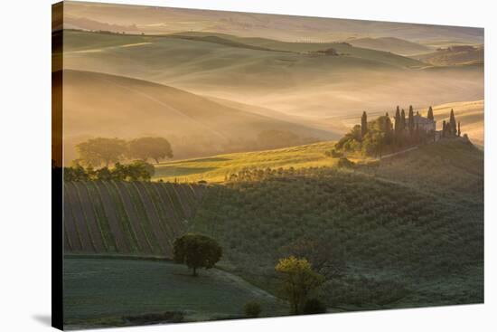 The Belvedere at San Quirico d'Orcia. Tuscany Italy-ClickAlps-Stretched Canvas