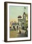 The Belvedere, Central Park, New York City-null-Framed Art Print