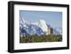 The Belvedere Tower Frames Snowy Peaks and Peak Badile on a Spring Day, Switzerland-Roberto Moiola-Framed Photographic Print