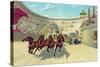 The Ben Hur Chariot Race-null-Stretched Canvas