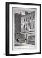 The Ben Johnson's Head Inn, Devereux Court, Westminster, London, C1830-MJ Starling-Framed Giclee Print