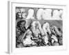 The Bench, 1758-William Hogarth-Framed Giclee Print