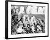 The Bench, 1758-William Hogarth-Framed Giclee Print