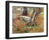 The Bench at Saint-Remy, c.1889-Vincent van Gogh-Framed Giclee Print