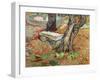 The Bench at Saint-Remy, c.1889-Vincent van Gogh-Framed Giclee Print