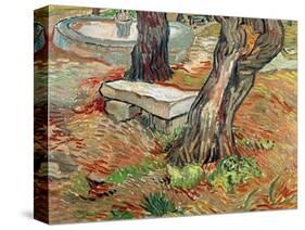 The Bench at Saint-Remy, c.1889-Vincent van Gogh-Stretched Canvas