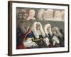 The Bench, Illustration from 'Hogarth Restored: the Whole Works of the Celebrated William…-William Hogarth-Framed Giclee Print