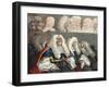 The Bench, Illustration from 'Hogarth Restored: the Whole Works of the Celebrated William…-William Hogarth-Framed Giclee Print