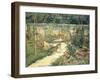 The Bench in the Garden of Versailles, 1881-Edouard Manet-Framed Giclee Print