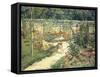 The Bench in the Garden of Versailles, 1881-Edouard Manet-Framed Stretched Canvas