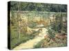 The Bench in the Garden of Versailles, 1881-Edouard Manet-Stretched Canvas