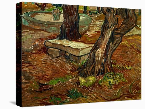 The Bench of Saint-Remy, c.1889-Vincent van Gogh-Stretched Canvas