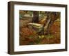 The Bench of Saint-Remy, c.1889-Vincent van Gogh-Framed Giclee Print