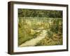 The Bench, the Garden at Versailles-Edouard Manet-Framed Giclee Print