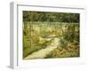 The Bench, the Garden at Versailles-Edouard Manet-Framed Giclee Print