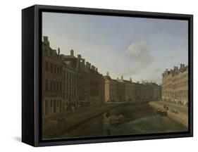 The Bend in the Herengracht in Amsterdam-Gerrit Adriaensz Berckheyde-Framed Stretched Canvas