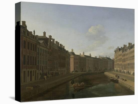 The Bend in the Herengracht in Amsterdam-Gerrit Adriaensz Berckheyde-Stretched Canvas