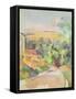 The Bend in the Road, 1900-06-Paul Cézanne-Framed Stretched Canvas