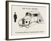 The Bending Body-William Heath Robinson-Framed Art Print