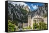 The Benedictine Abbey of Santa Maria De Montserrat, Monistrol De Montserrat, Catalonia, Spain-Stefano Politi Markovina-Framed Stretched Canvas