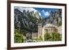 The Benedictine Abbey of Santa Maria De Montserrat, Monistrol De Montserrat, Catalonia, Spain-Stefano Politi Markovina-Framed Photographic Print