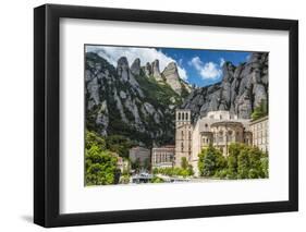 The Benedictine Abbey of Santa Maria De Montserrat, Monistrol De Montserrat, Catalonia, Spain-Stefano Politi Markovina-Framed Photographic Print