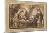 The Benediction of Isaac-Rembrandt van Rijn-Mounted Giclee Print