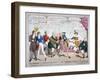 The Benefits of a Northern Excursion, or R-L Pastime at Home (I) Fiddling and Dancing!, C1822-JL Marks-Framed Giclee Print