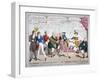 The Benefits of a Northern Excursion, or R-L Pastime at Home (I) Fiddling and Dancing!, C1822-JL Marks-Framed Giclee Print