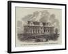 The Bengal Military Normal School, at Sanawur, in the Himalayas-null-Framed Premium Giclee Print