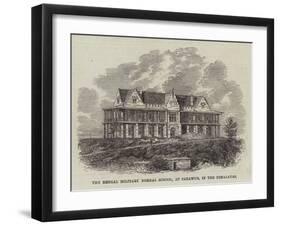 The Bengal Military Normal School, at Sanawur, in the Himalayas-null-Framed Giclee Print