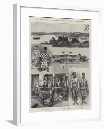 The Benin Expedition, Scenes in the Niger Coast Protectorate-null-Framed Giclee Print