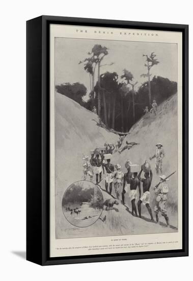 The Benin Expedition-Charles Auguste Loye-Framed Stretched Canvas