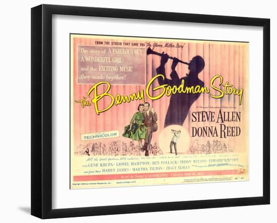 The Benny Goodman Story, 1956-null-Framed Art Print