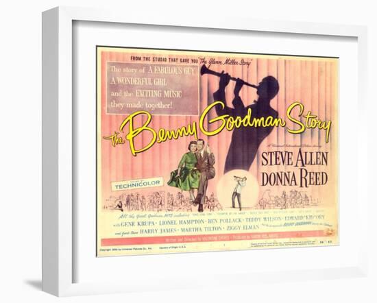 The Benny Goodman Story, 1956-null-Framed Art Print