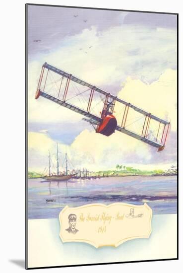 The Benoist Flying Boat, 1914-Charles H. Hubbell-Mounted Art Print
