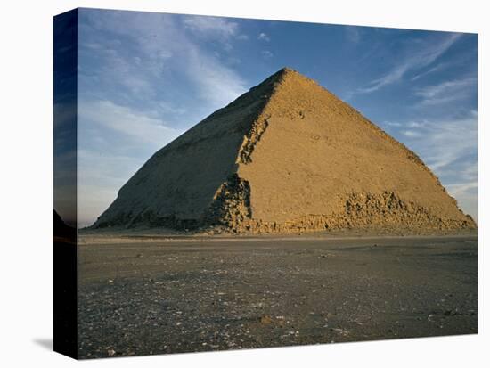 The Bent Pyramid (Pyramid of Dahshur), 321Ft High, Base 620Ft, Egypt, North Africa, Africa-Walter Rawlings-Stretched Canvas