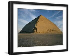 The Bent Pyramid (Pyramid of Dahshur), 321Ft High, Base 620Ft, Egypt, North Africa, Africa-Walter Rawlings-Framed Photographic Print