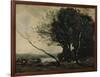 'The Bent Tree', 1855-1860, (c1915)-Jean-Baptiste-Camille Corot-Framed Giclee Print