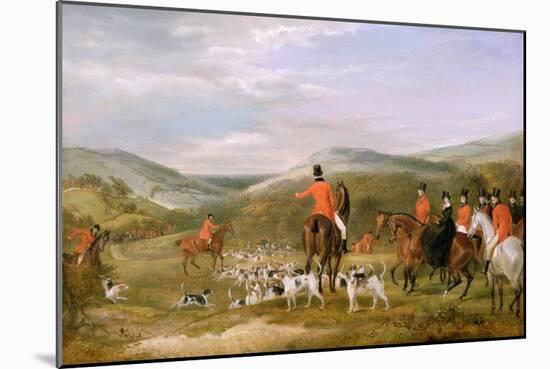 The Berkeley Hunt, 1842: the Meet-Francis Calcraft Turner-Mounted Giclee Print