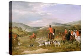 The Berkeley Hunt, 1842: the Meet-Francis Calcraft Turner-Stretched Canvas