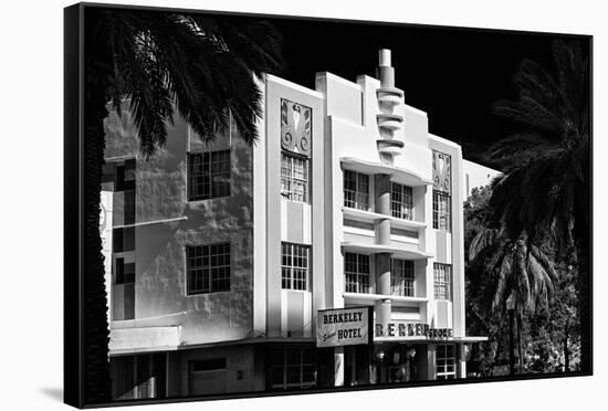 The Berkeley Shore Hotel in the Art-Deco District of Miami Beach - Florida-Philippe Hugonnard-Framed Stretched Canvas