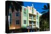The Berkeley Shore Hotel in the Art-Deco District of Miami Beach - Florida-Philippe Hugonnard-Stretched Canvas